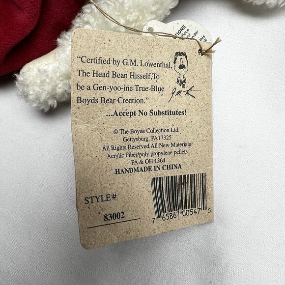 Boyds Bears Juliella T Frostfire Winter Snowflake Plush Stuffed Bear With Tags - Picture 6 of 7